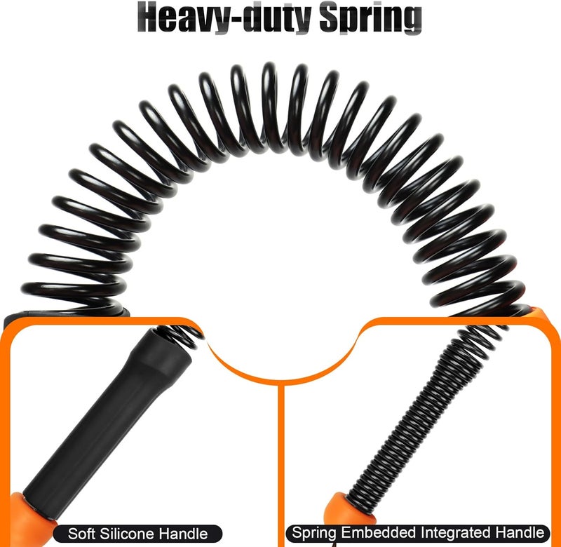 TRELC Upgrade Weighted Ropeless Battle Ropes, 2PCS Cordless Battle Rope for Home Gym, HIIT, Strength, Quiet Portable Training Rope, Workout Ropes Versatile Fitness Equipment(Black&Orange) - Image 4